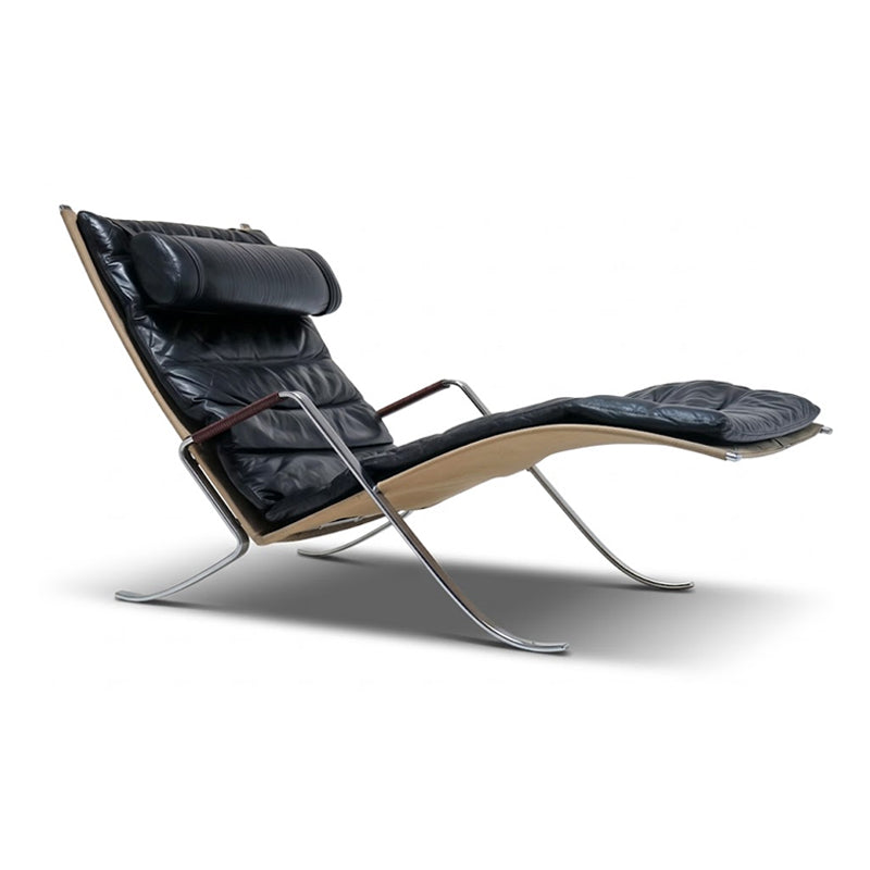 Fk 87 Modern High-End Artistic Leather Grasshopper Lounge Chair