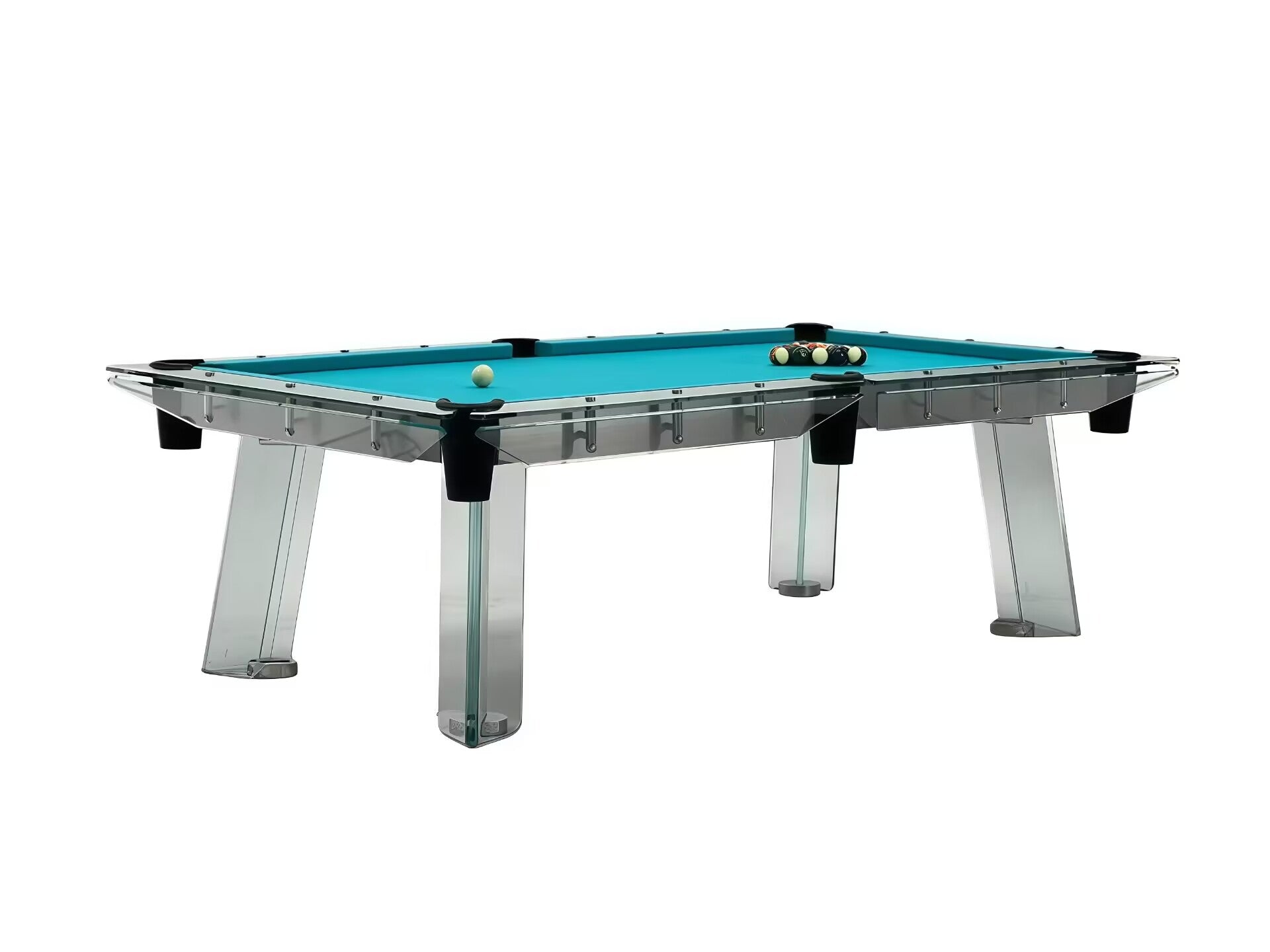 Filotto Italian Style Light Luxury Standard Crystal Glass Billiard Table