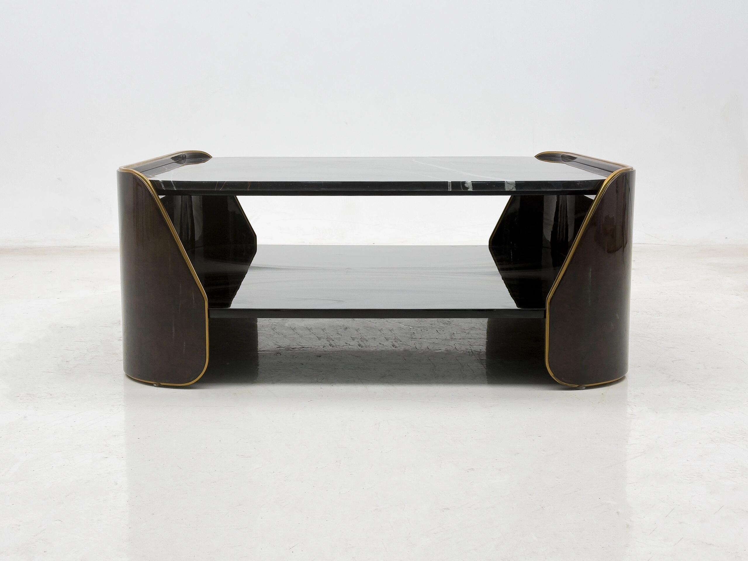 Fitzgerald Italian Minimalist Luxury Marble Living Room Coffee Table