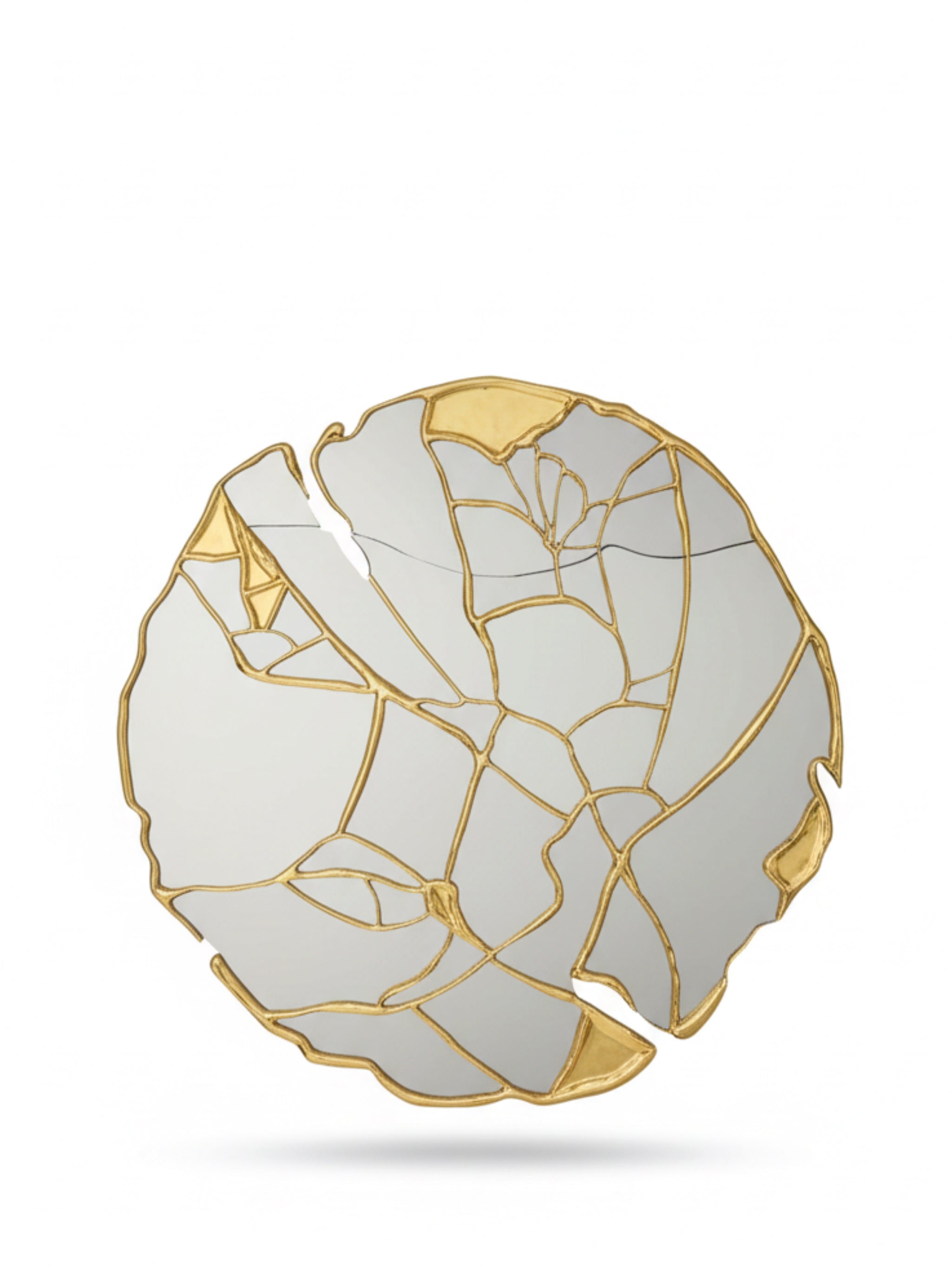 GLANCE MIRROR Light luxury crackle decorative bronze mirror