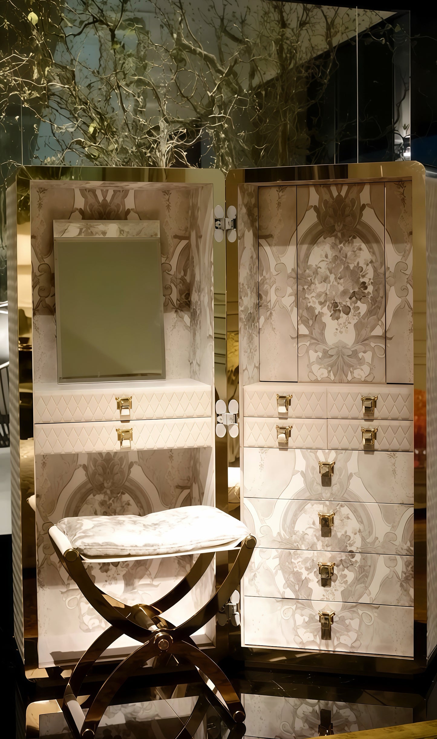 Grandtour Classic high-end jewelry cabinet