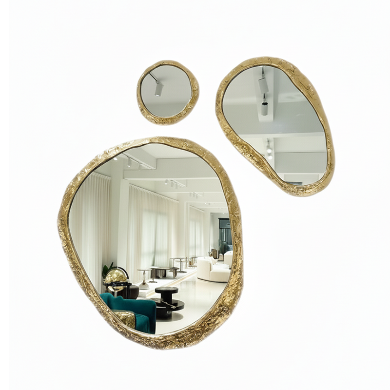 HALO Luxury brass special-shaped high-end decorative MIRROR