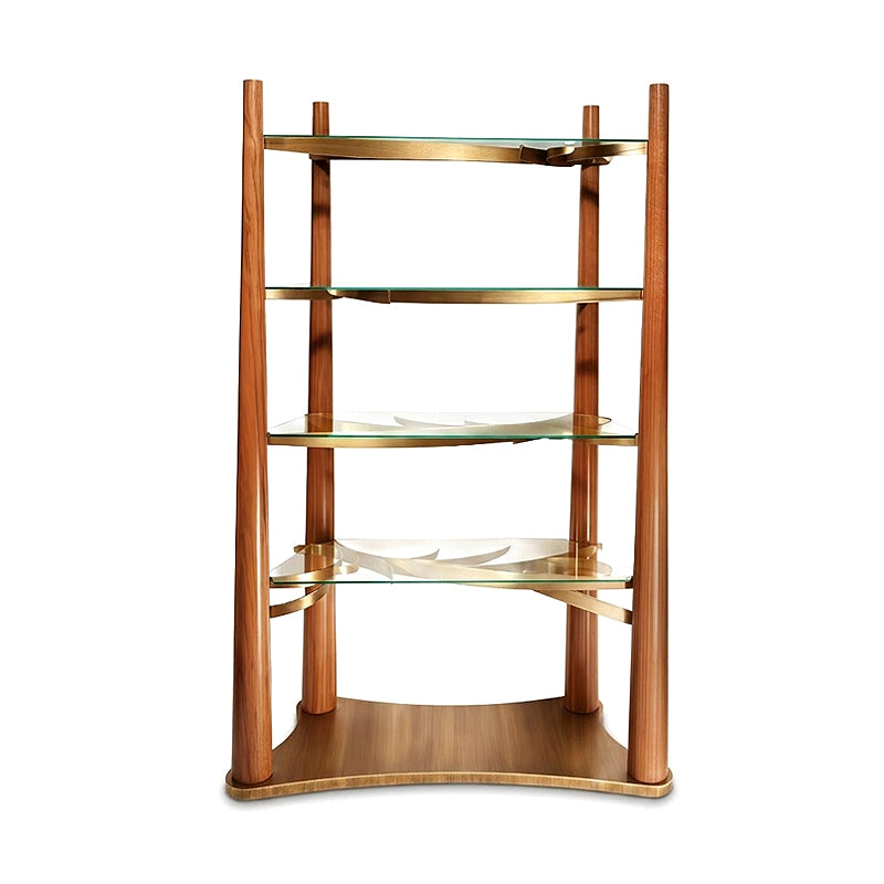 Into The Woods High-End Creativity Solid Wood Glass Storage Rack