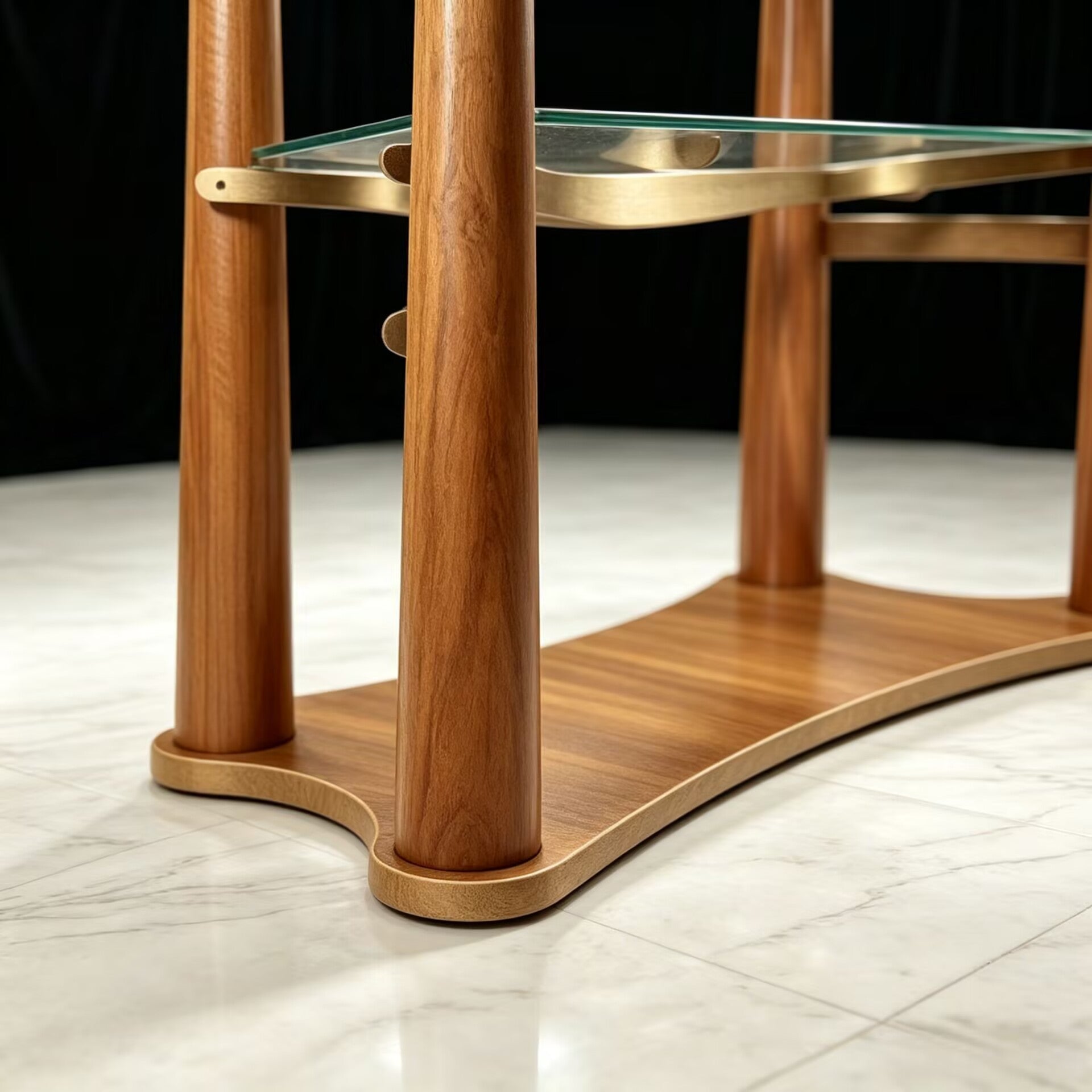 Into The Woods High-End Creativity Solid Wood Glass Storage Rack