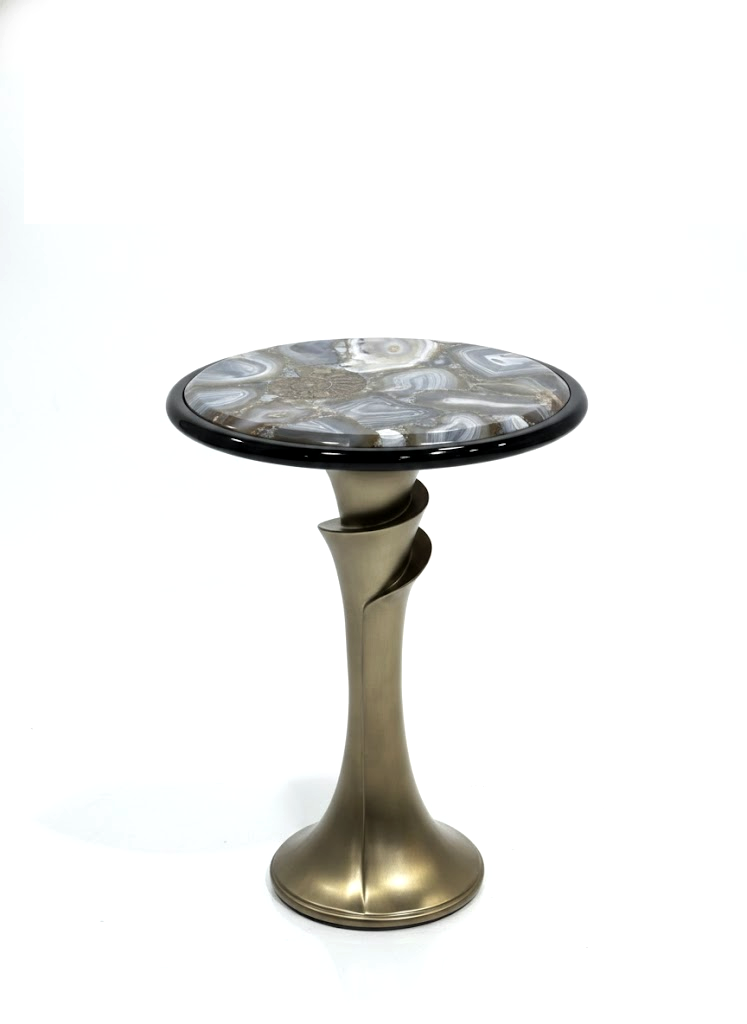 Kenaz Modern Luxury Creative Living Room Marble Round Side Table