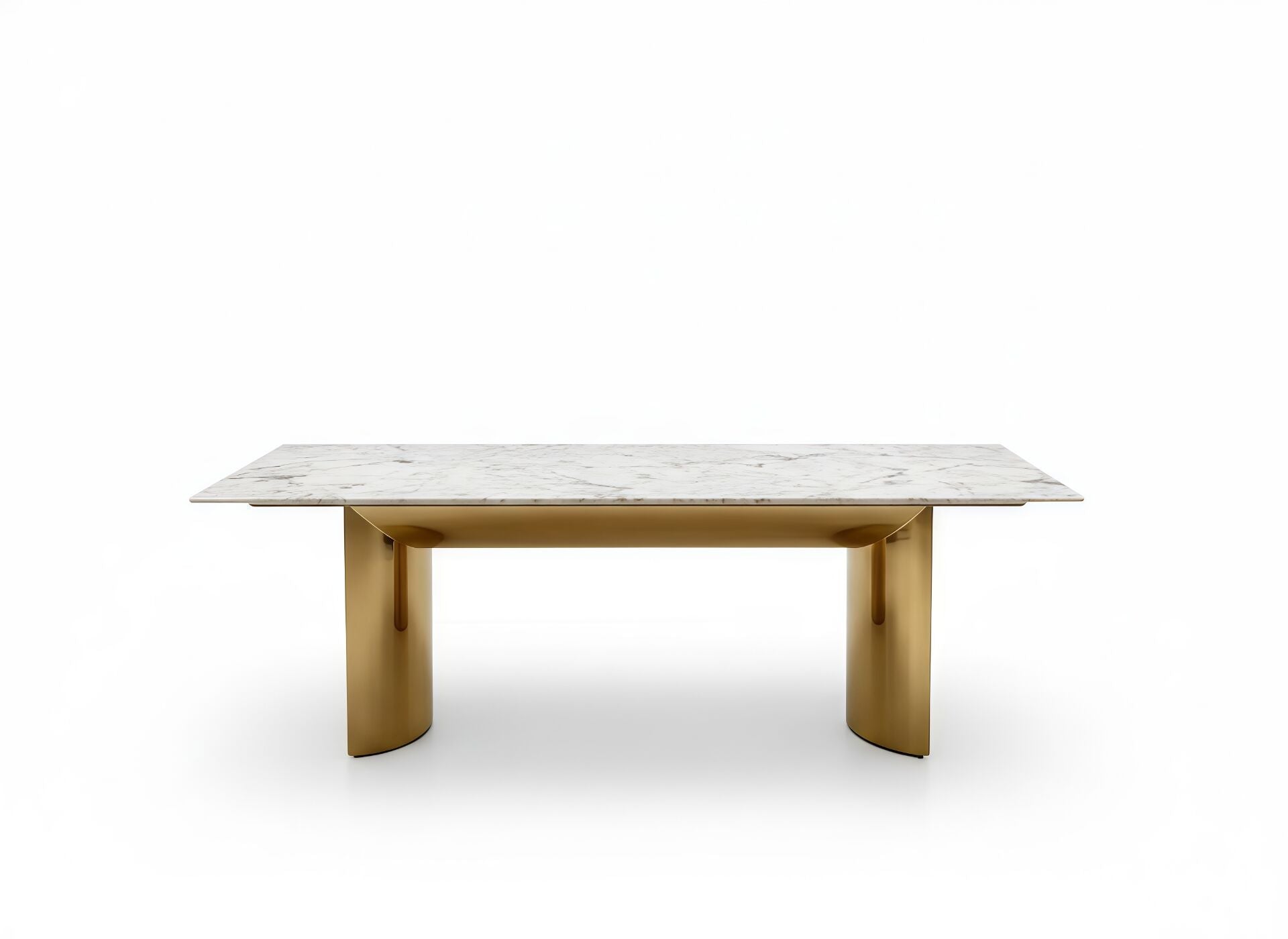 Kerwan Italian Designer Creative Marble High End Metal Dining Table