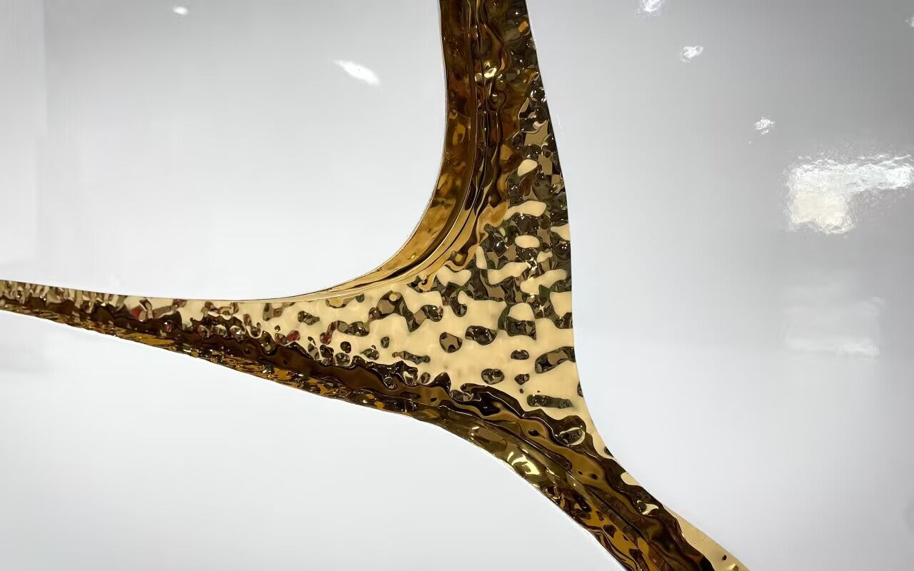 LAPIAZ Modern light luxury high-grade stainless steel NIGHTSTAND