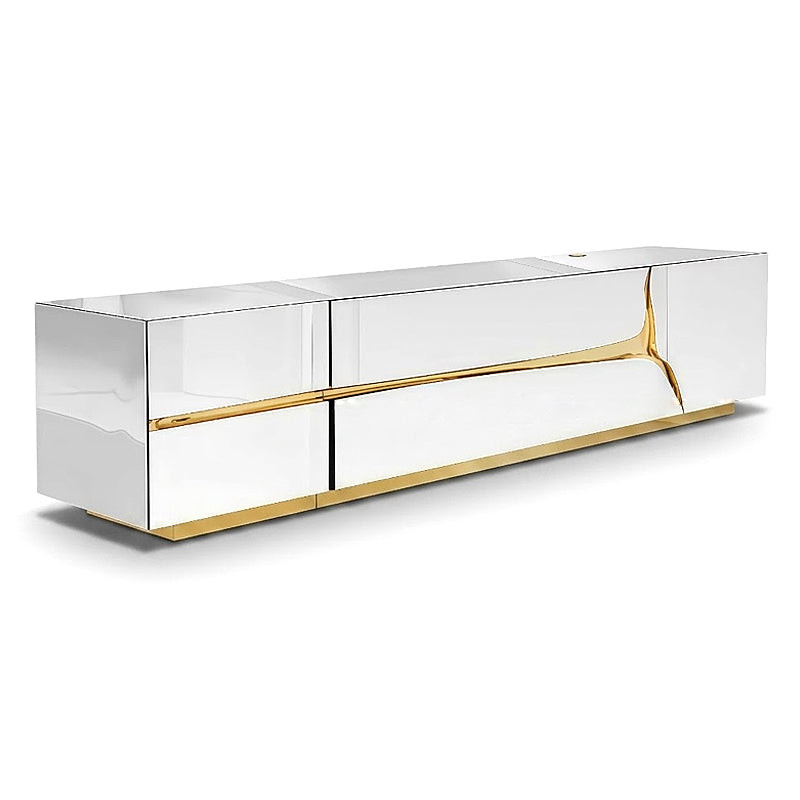 Lapiaz Italian High-End Solid Wood Artistic Metal Tv Cabinet