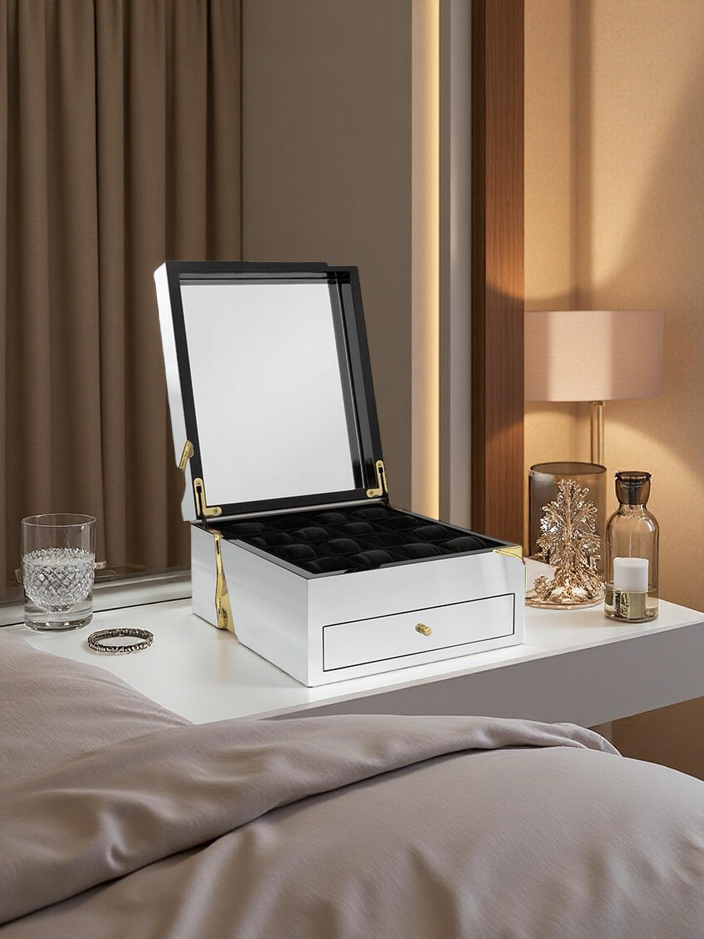 LAPIAZ Light luxury design high-end custom metal watch box