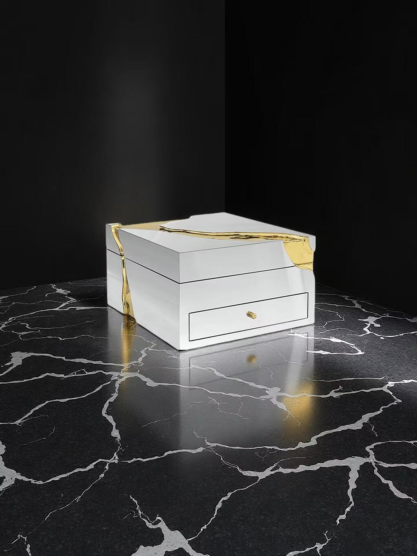 LAPIAZ Light luxury design high-end custom metal watch box