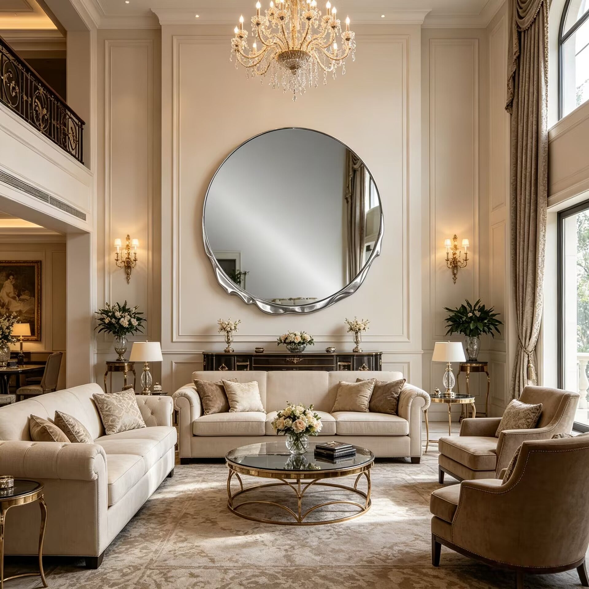 Magma High Quality Irregular Creativity Stainless Steel Decorative Mirror
