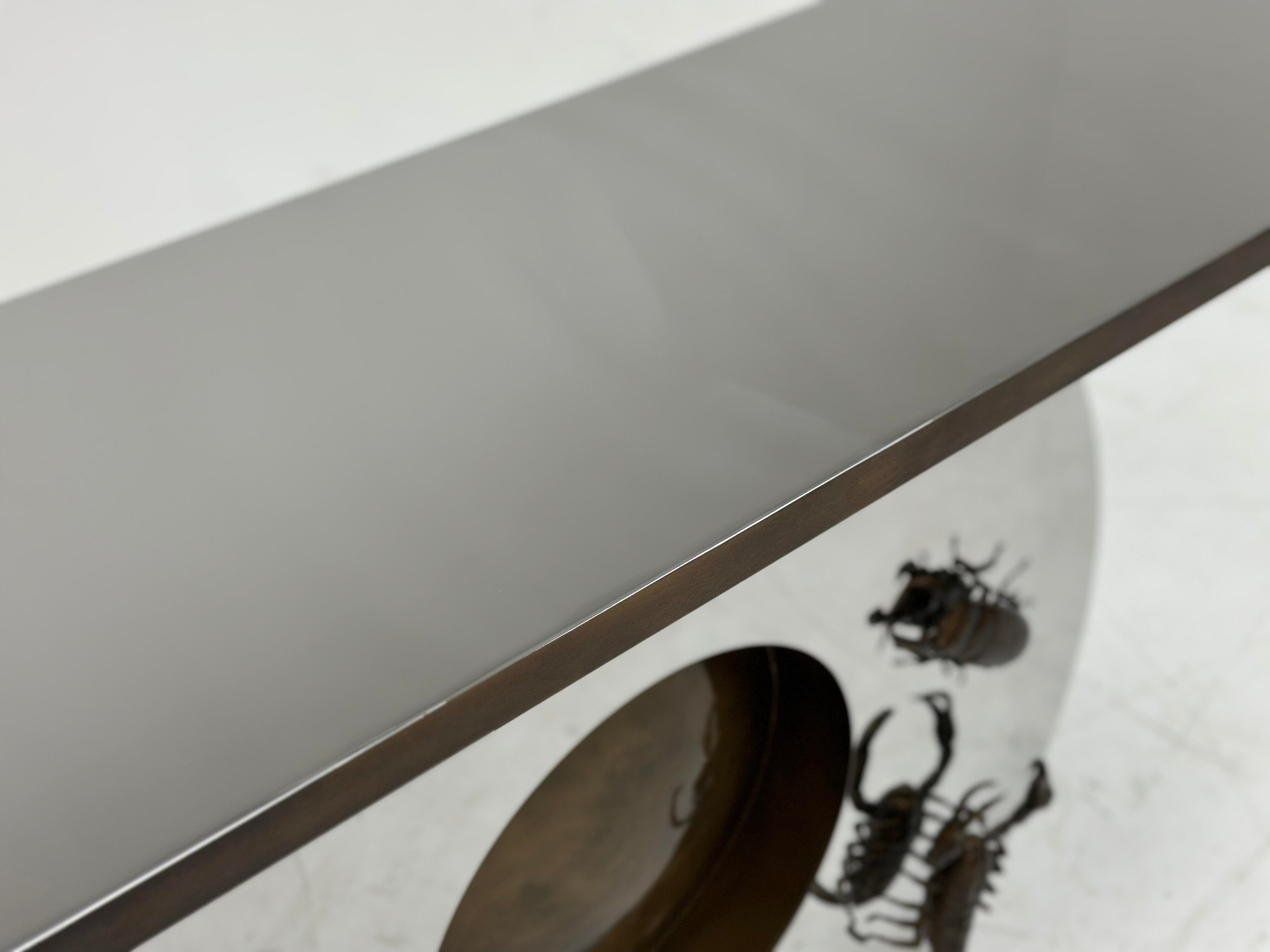 Metamorphosis Patina Luxury Artistic Metal Customize Console