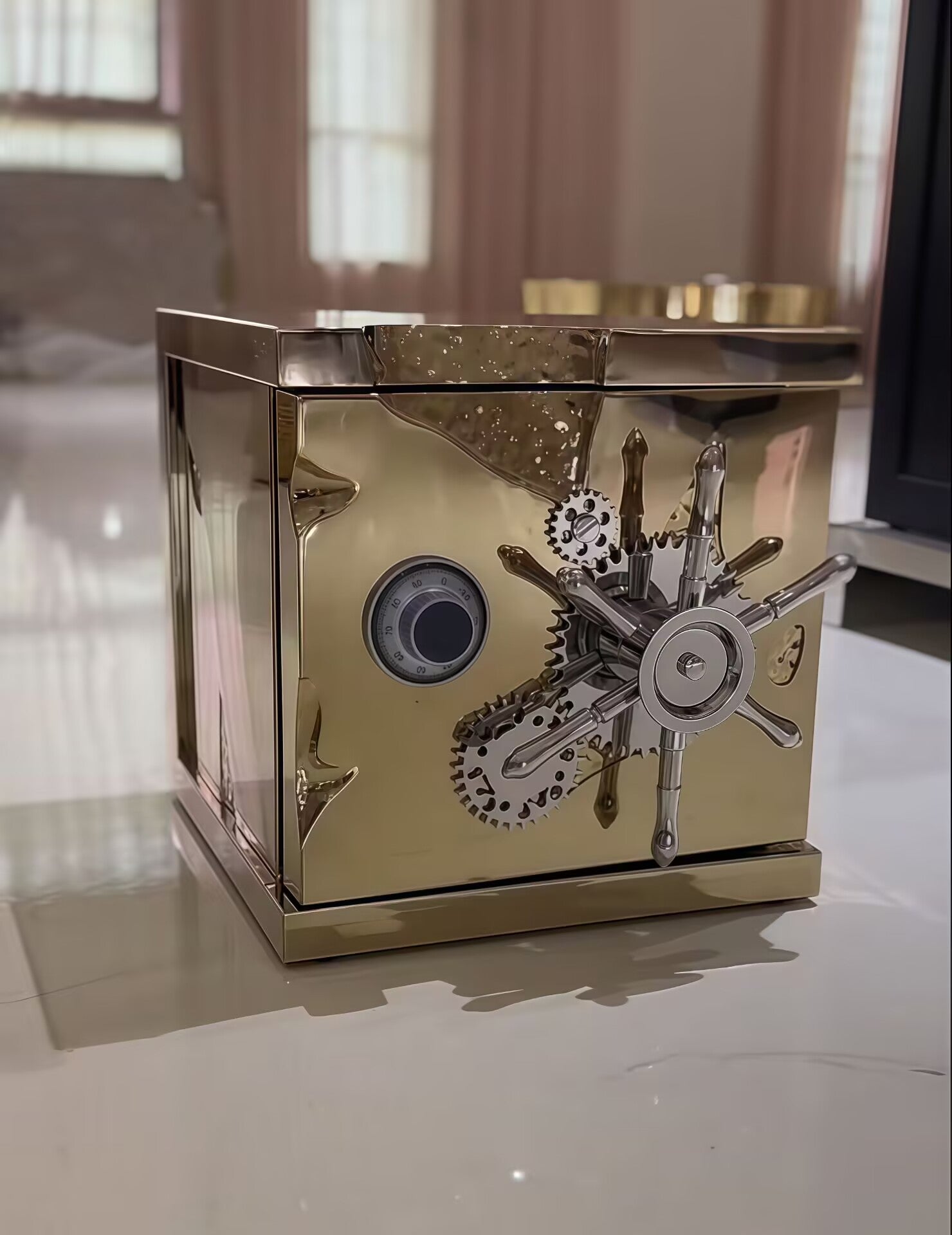 MILLIONAIRE Italian high-end creative Stainless steel JEWELRY SAFE