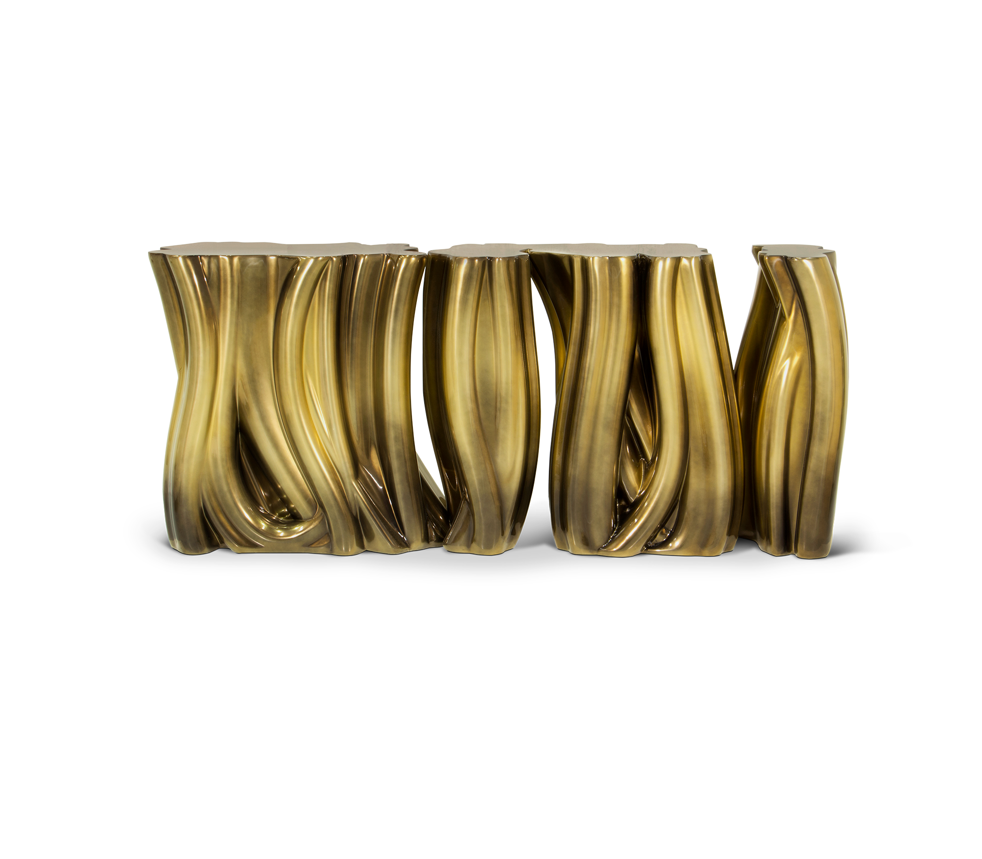 MONOCHROME GOLD  High-end special-shaped fiberglass consoles