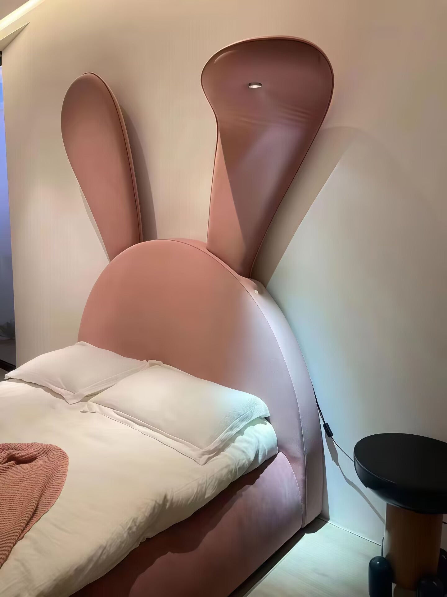 Mr. Bunny High-End Designer Unique Creativity Irregular Fabric Bed