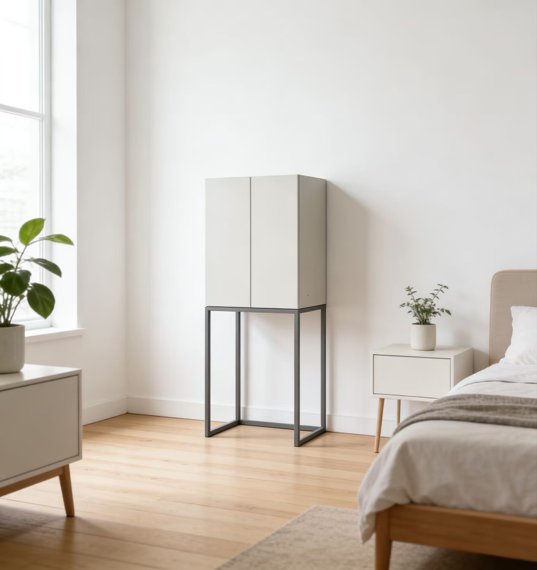 Magic Cube Italian Luxurious Bedroom Solid Wood Dressing Table