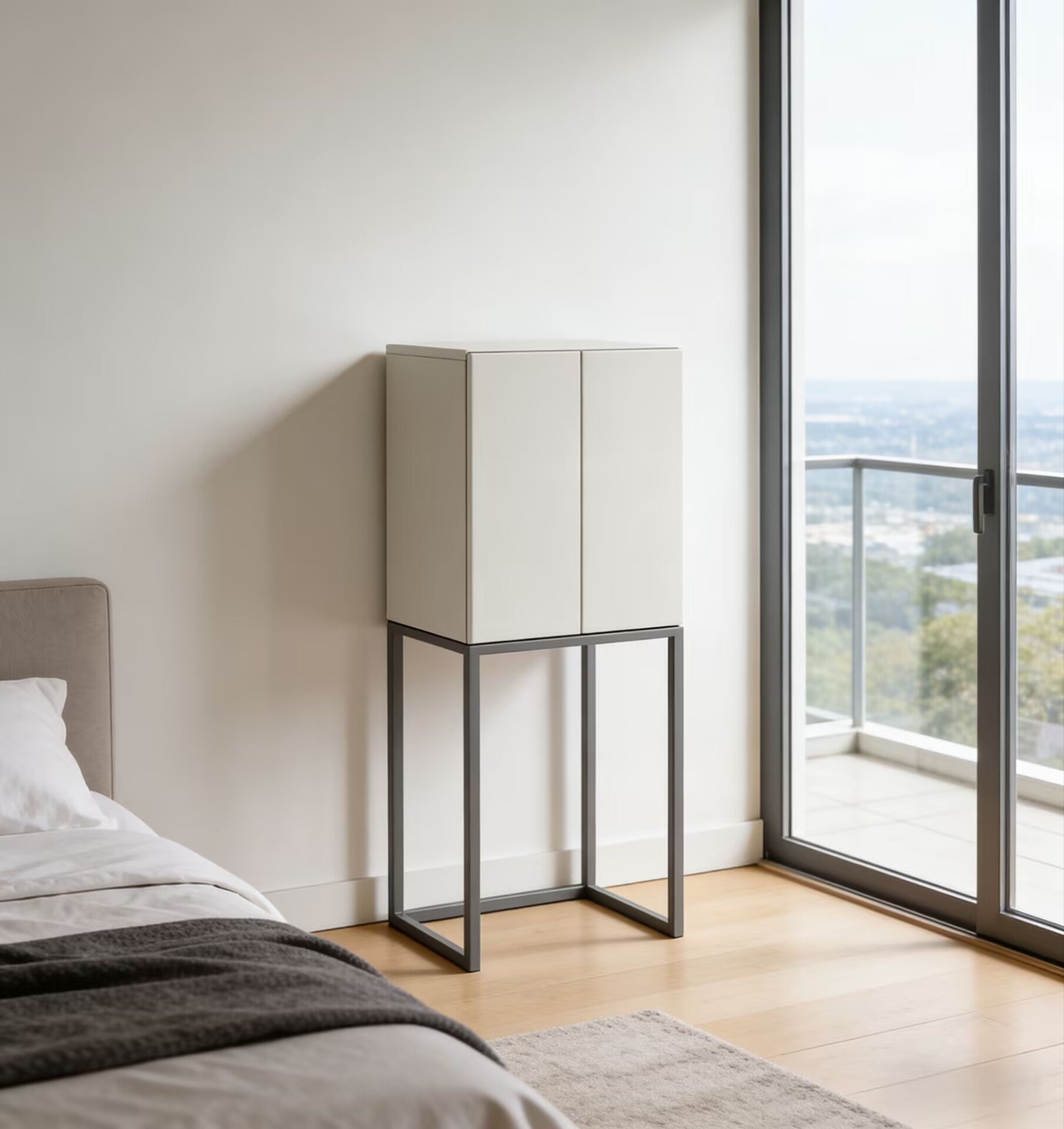 Magic Cube Italian Luxurious Bedroom Solid Wood Dressing Table