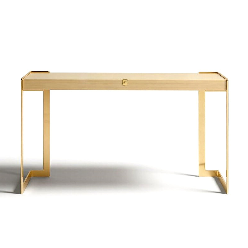 Medusa Italian Luxury Unique Simple Stainless Steel Solid Wood Console