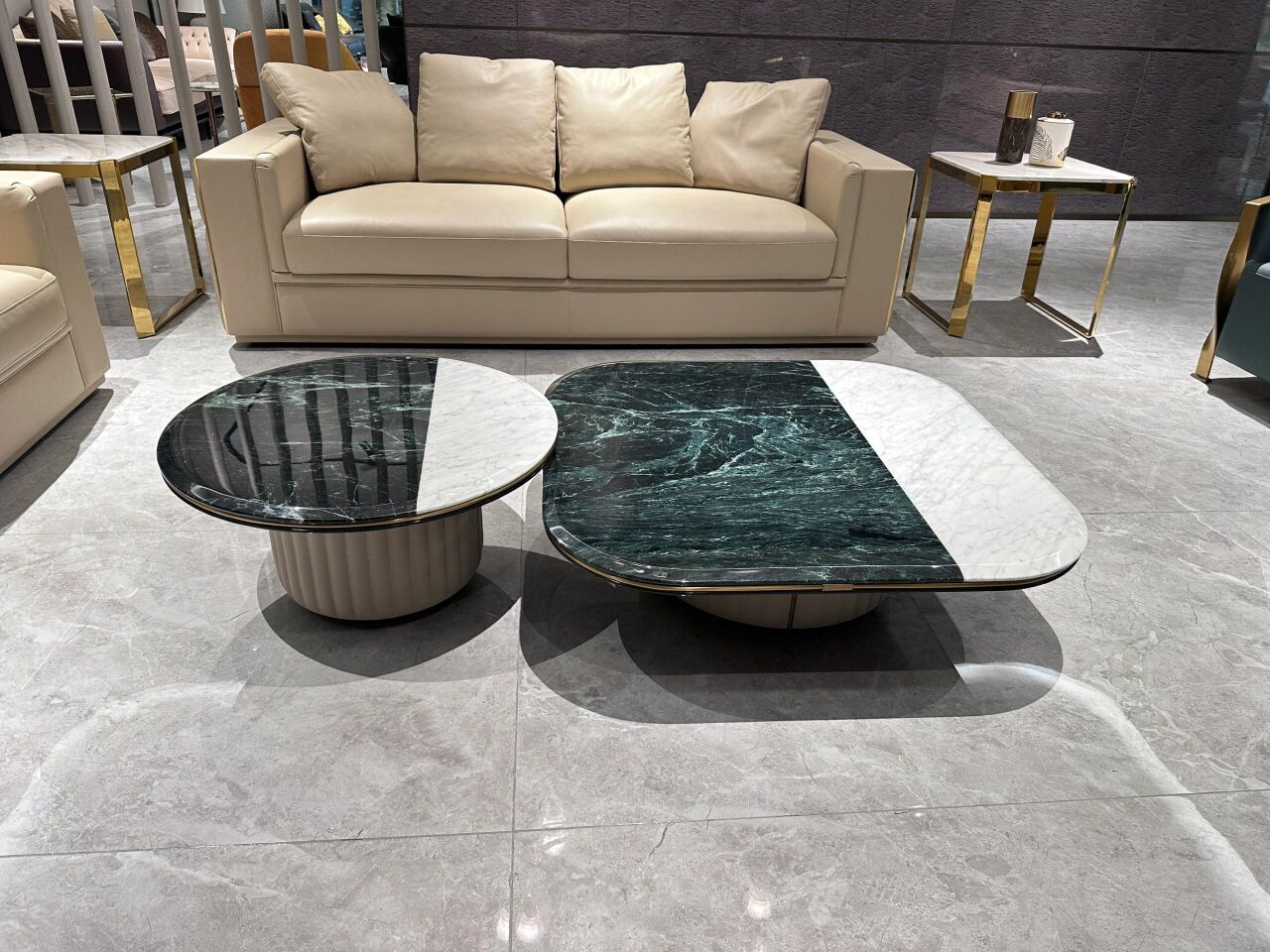Miller High End Marble Design Living Room Combination Coffee Table