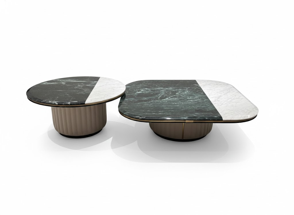Miller High End Marble Design Living Room Combination Coffee Table
