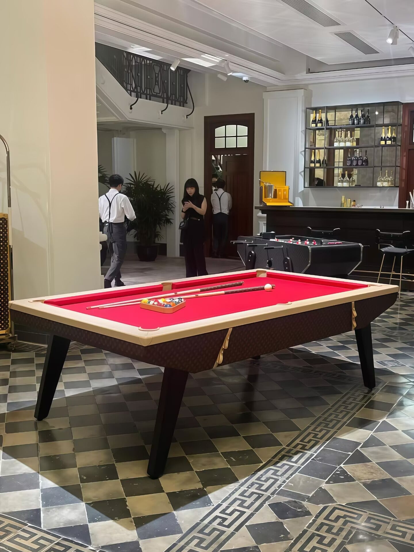 Monogram High-End Luxury Solid Wood Creative Standard Billiard Table