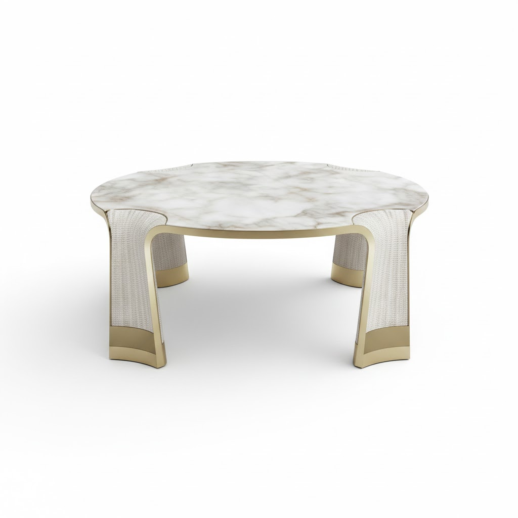 Nymphea Luxury Artistic Marble Creative Irregular Coffee Table