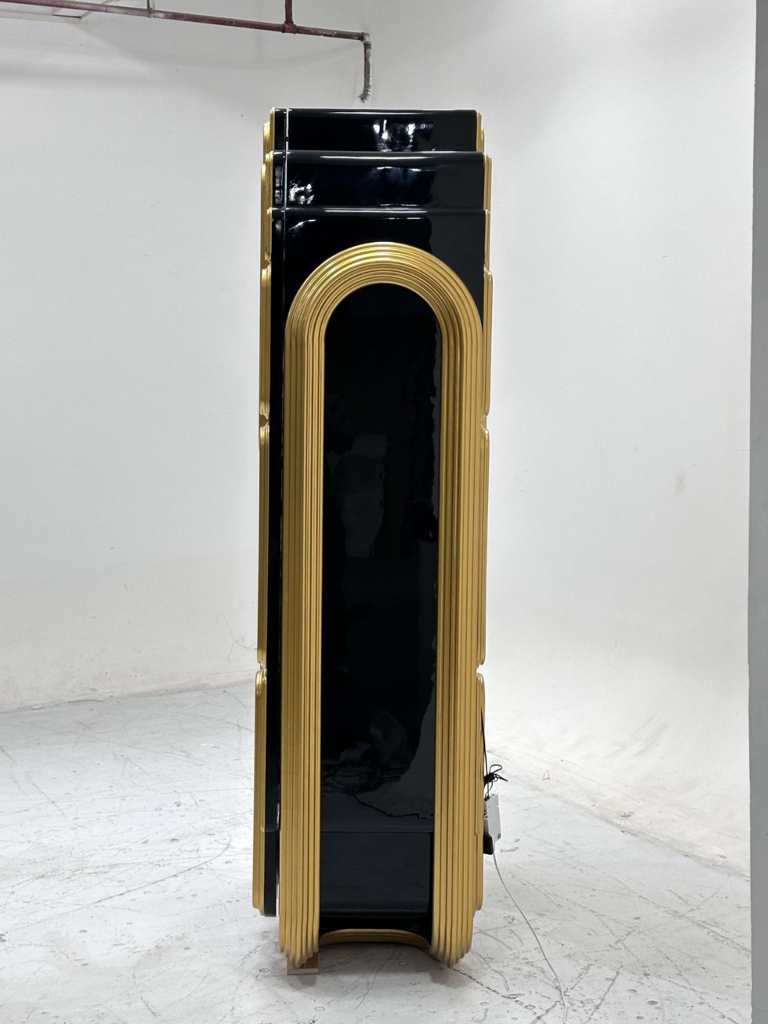 OBLONG GOLD Luxury designer irregular solid wood CABINET