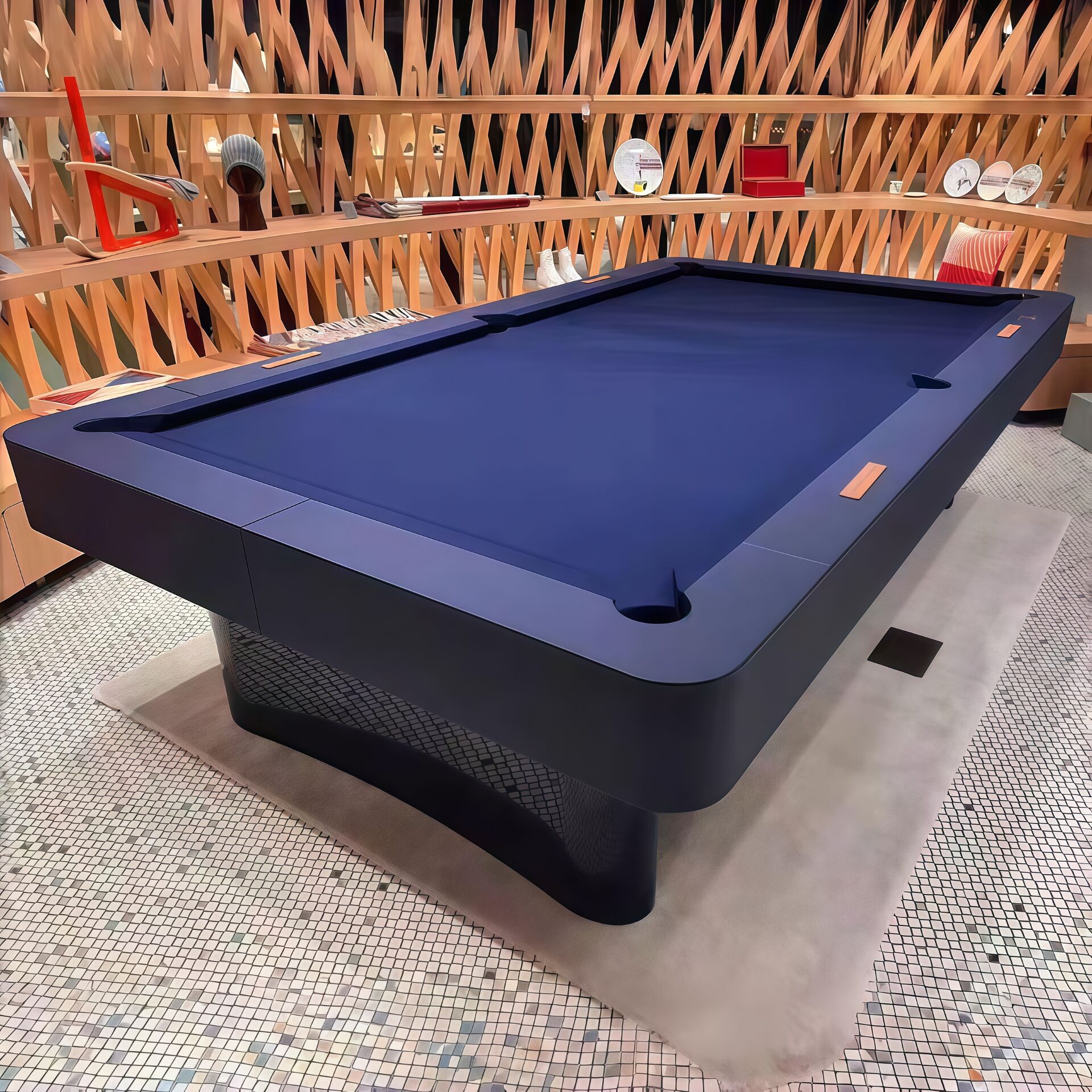 Off Piste Luxury Creative Leather Nine-Ball Standard Billiard Table