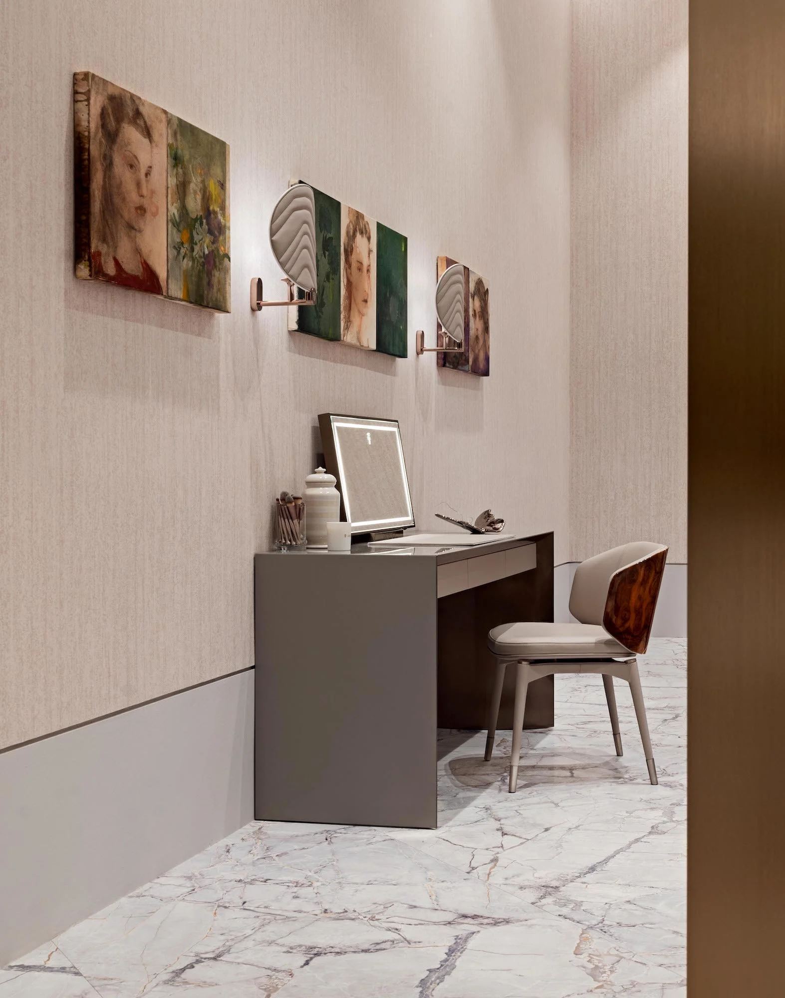 Olimpia Metal high-end dressing table