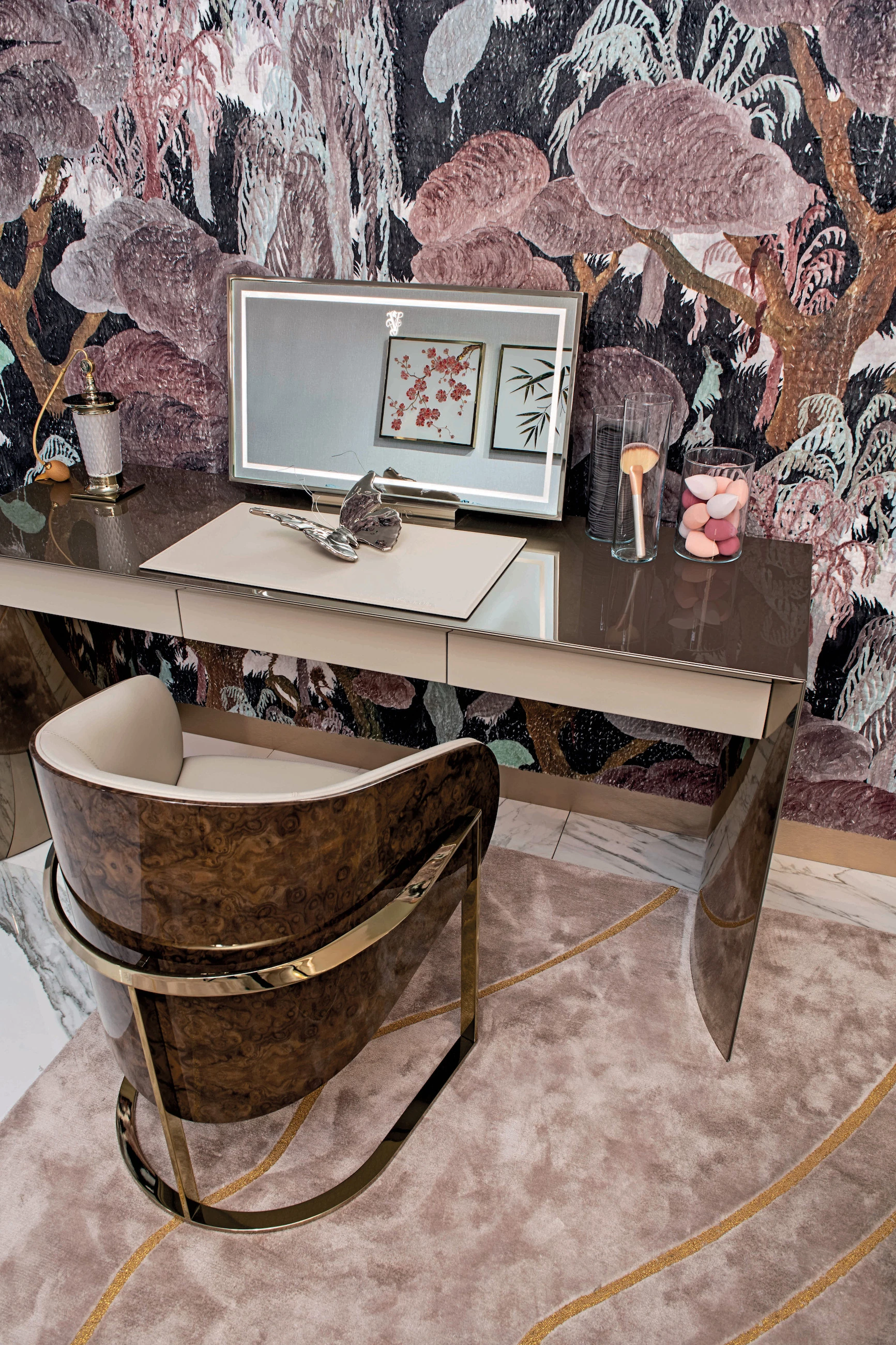 Olimpia Metal high-end dressing table