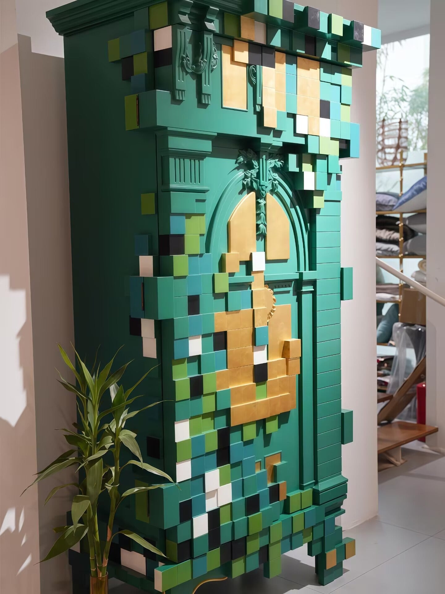 PICCADILLY Neoclassical art high-end solid wood decorative cabinet