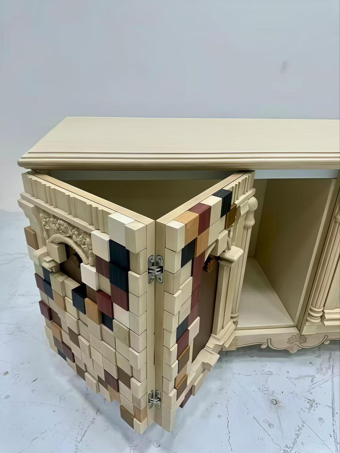 PICCADILLY Neoclassical Creative Art Solid Wood Sideboard