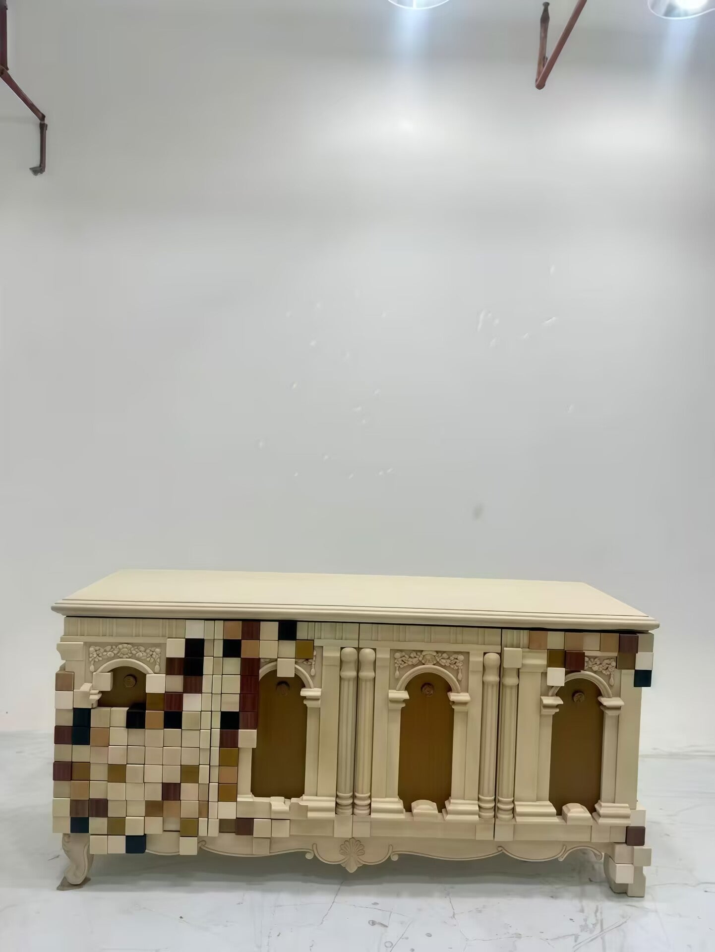 PICCADILLY Neoclassical Creative Art Solid Wood Sideboard