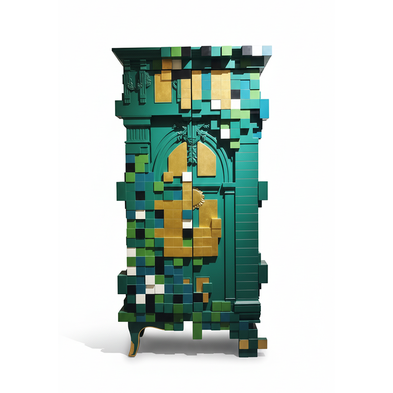 PICCADILLY Neoclassical art high-end solid wood decorative cabinet