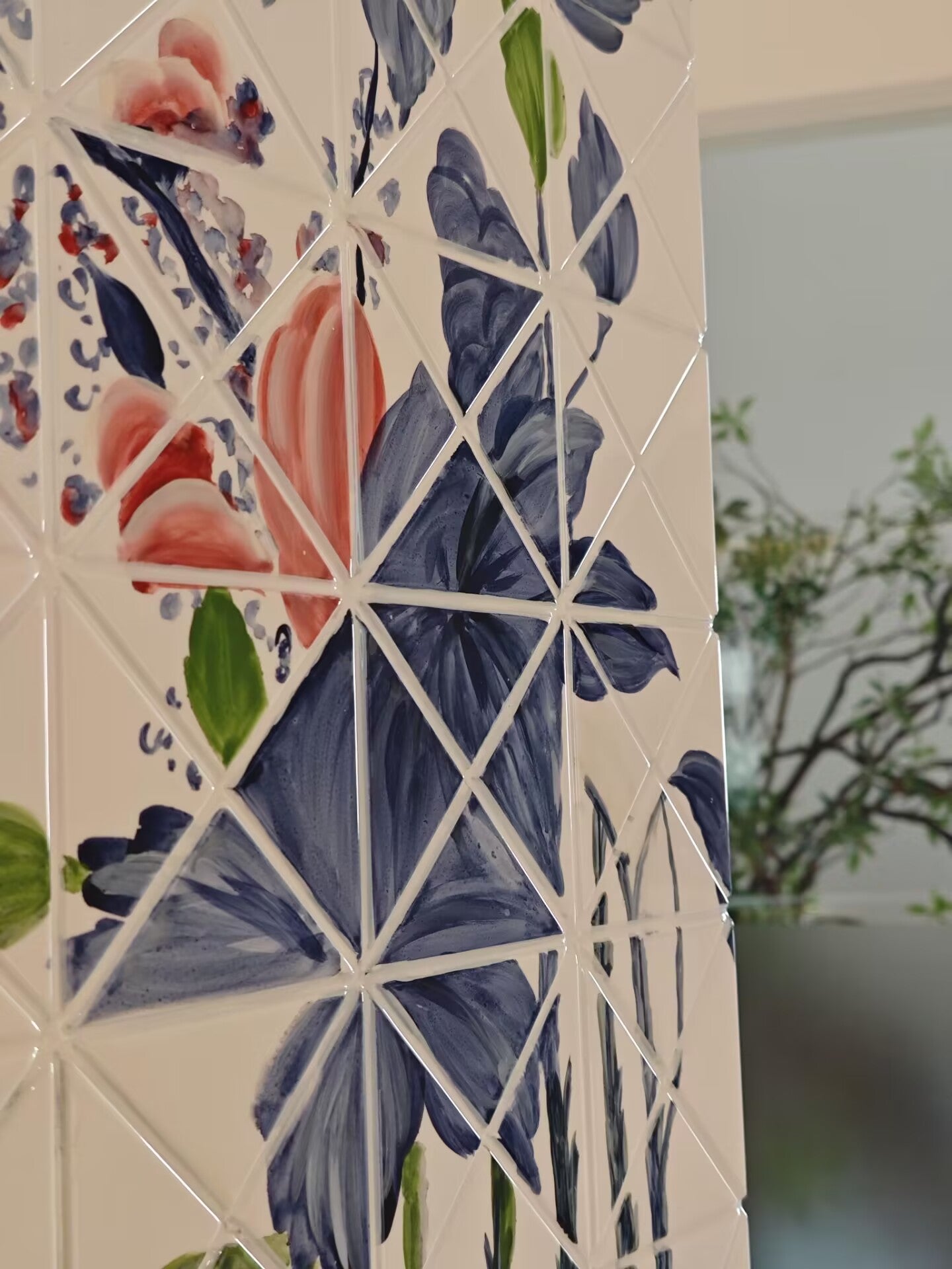 Pixel Once Upon A Time Italian Luxurious Artistic Ceramics Wine Cabinet