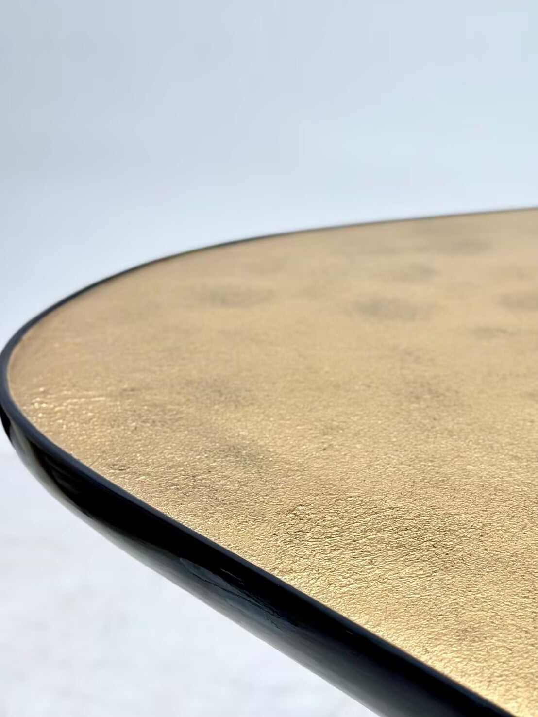 Pangea Designer Irregular Minimalist Stainless Steel Dining Table