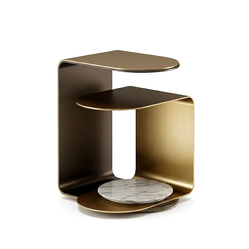 Power Modern Simplicity Movable Stainless Steel Side Table