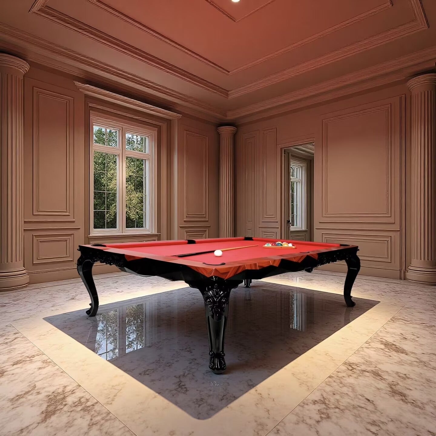 Royal Luxury And High End Standard Solid Wood Snooker Table