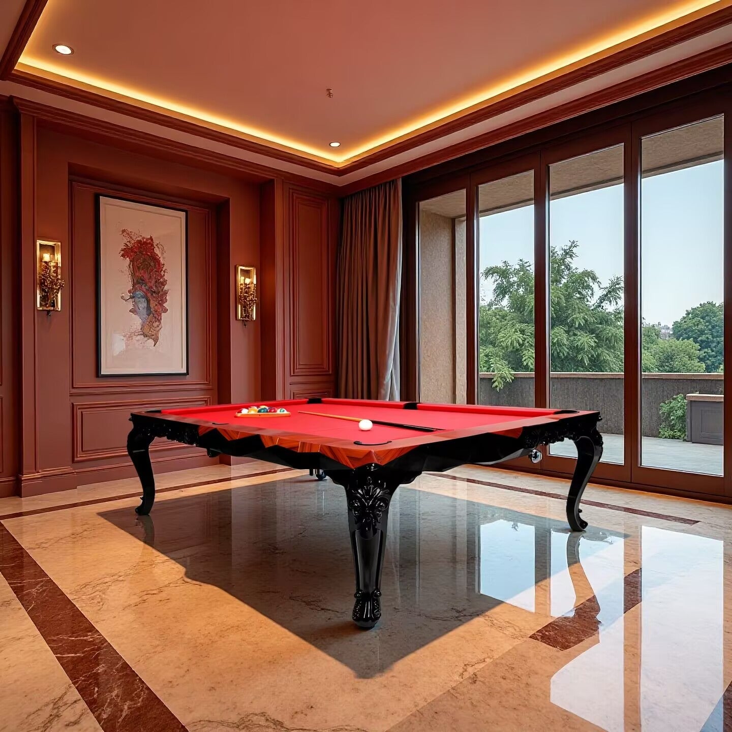 Royal Luxury And High End Standard Solid Wood Snooker Table