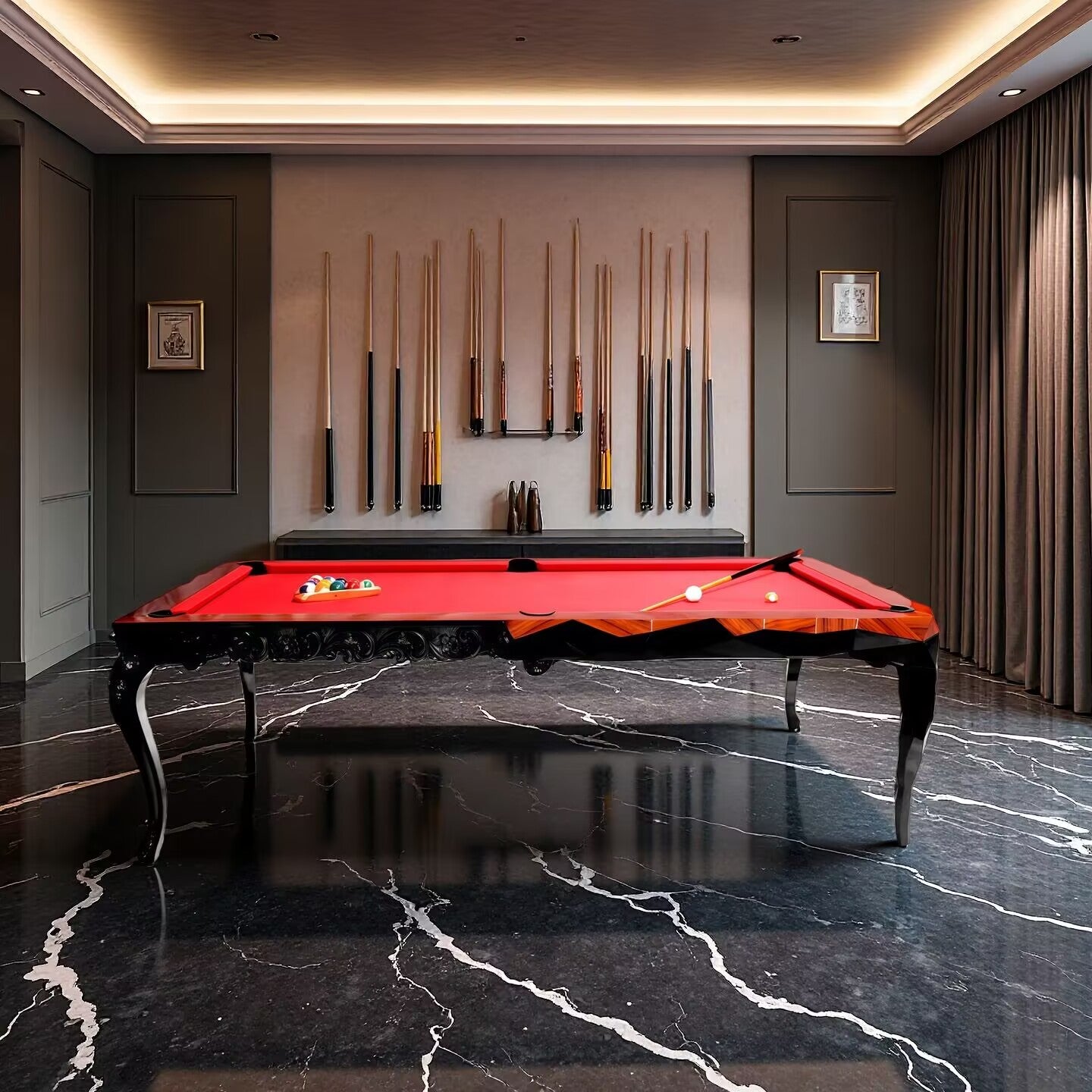 Royal Luxury And High End Standard Solid Wood Snooker Table