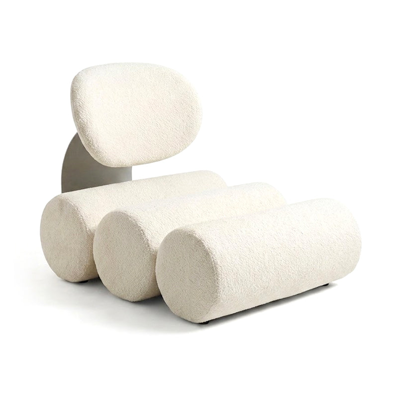 Minimalist Metal Creativity Fabric Customize Reclining Chair