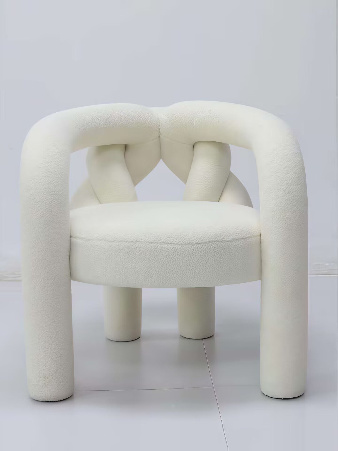 Shibari Italian Designer Creative Irregular Fabric Armchairs