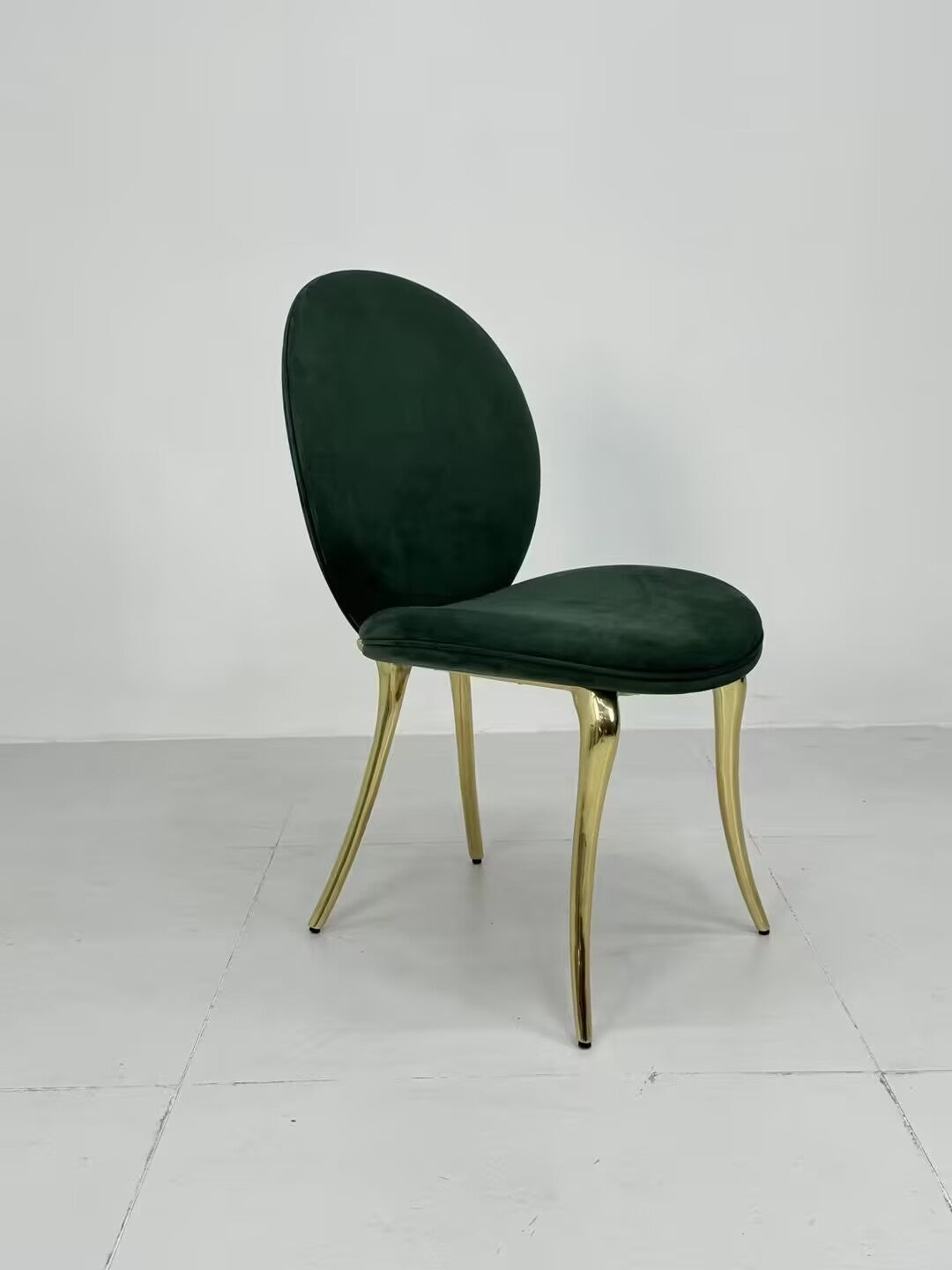 SOLEIL CHAIR High-end pure copper fabric dining chair