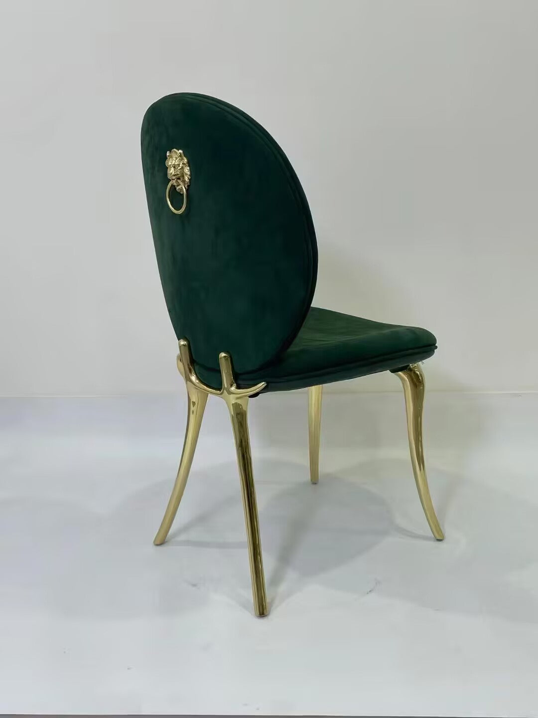 SOLEIL CHAIR High-end pure copper fabric dining chair