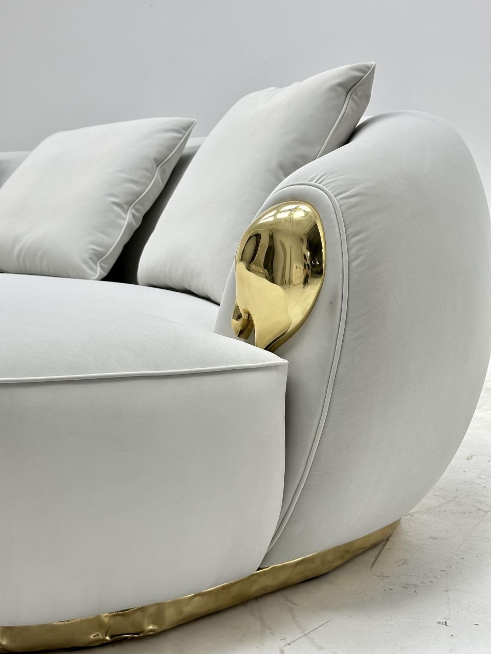 SOLEIL Italian minimalist high-end art genuine leather sofa