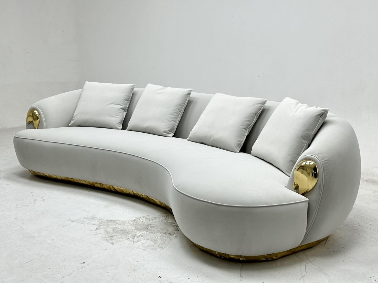 SOLEIL Italian minimalist high-end art genuine leather sofa