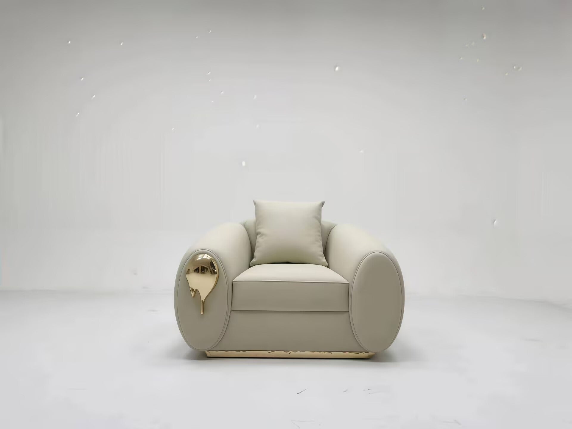 SOLEIL Italian minimalist high-end art genuine leather sofa