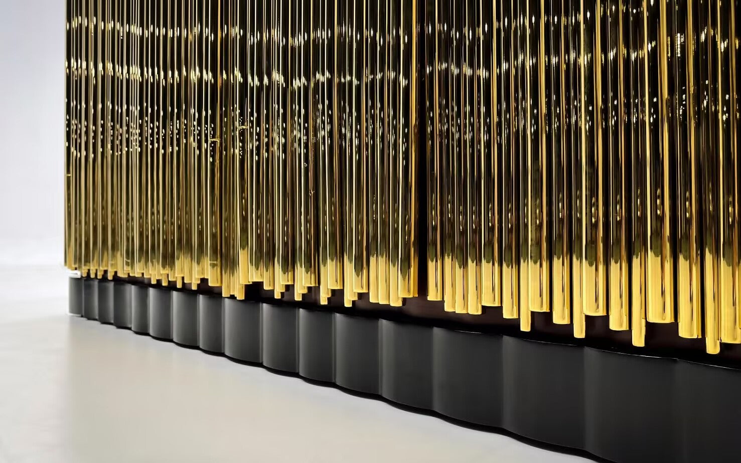 SYMPHONY Luxury minimalist stainless steel art sideboard