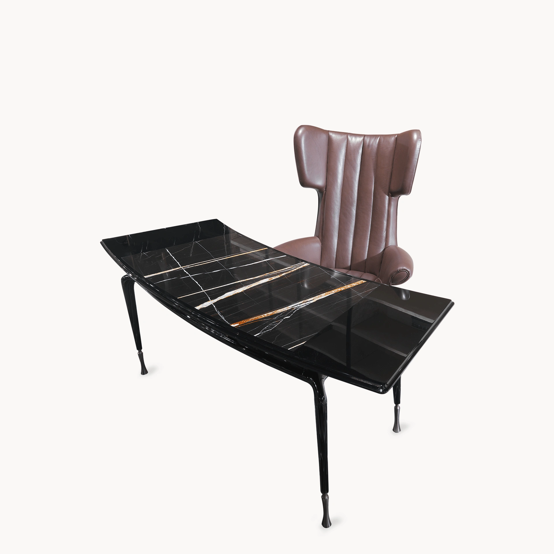 Sanya Curved villa desk