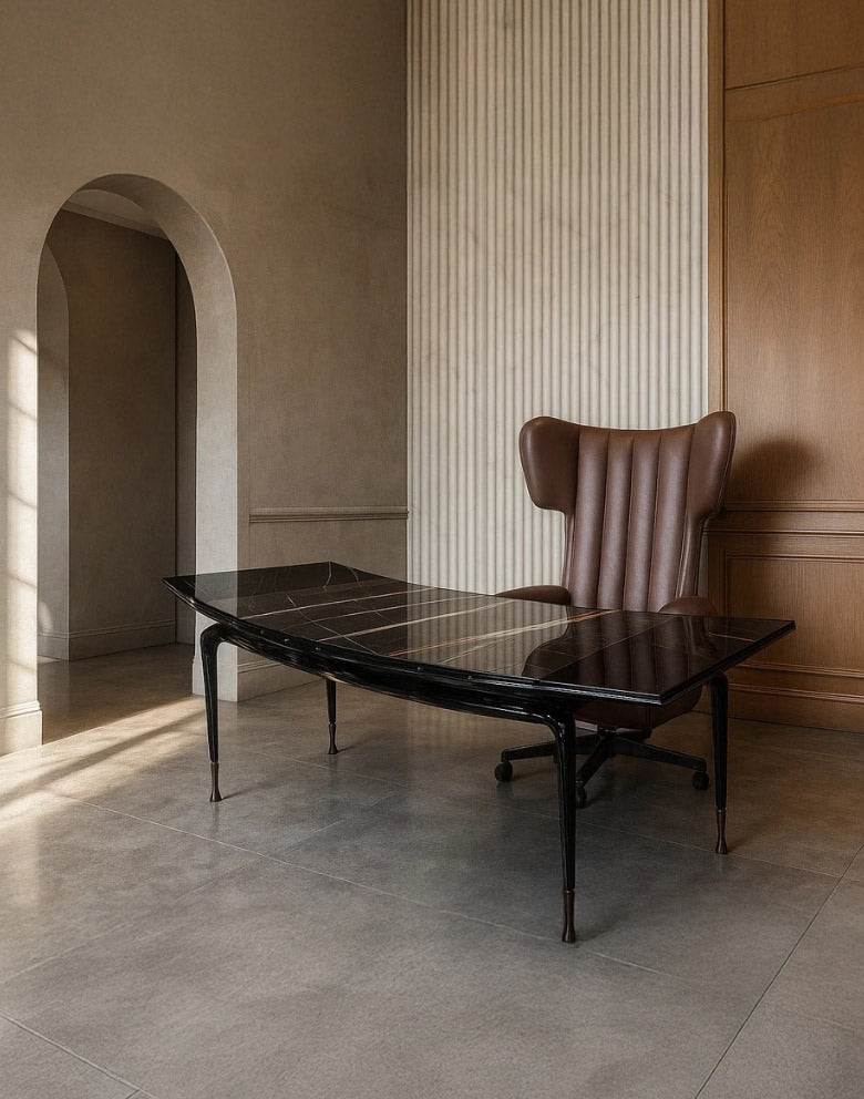 Sanya Curved villa desk